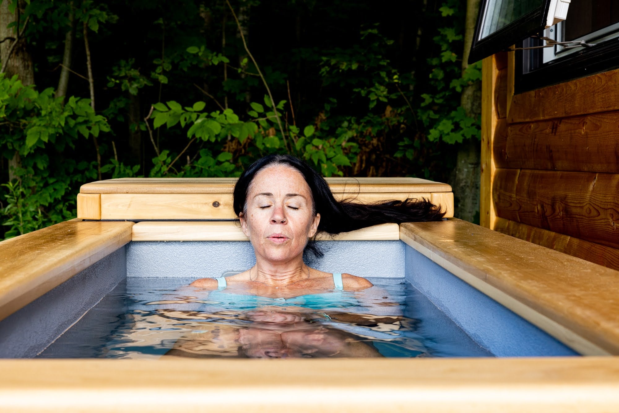 Load video: Hear from Genya and others on the benefits of therapeutic Hot/Cold Immersion on The Land.